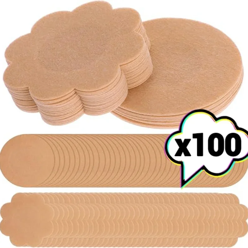 Strapless Bra Adhesive - 10/100 pçs feminino capa de mamilo