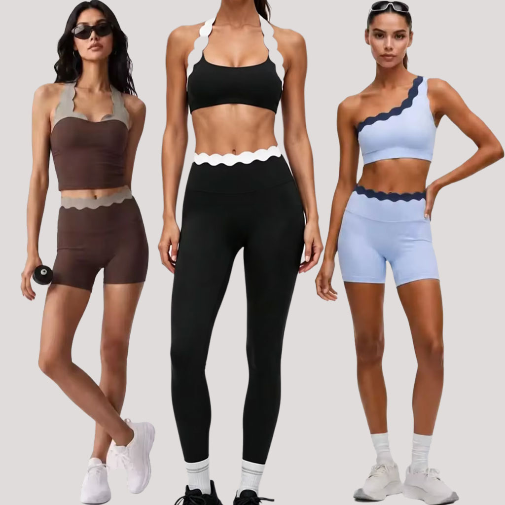 Conjunto de Yoga Feminino de 2 - Lace Bralette Set avaliação e preço