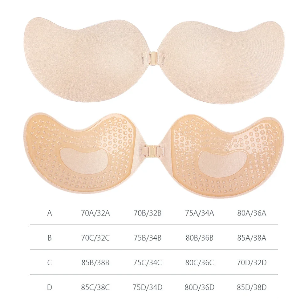Sutiã adesivo sem alças invisí - Strapless Bra Adhesive avaliação e preço
